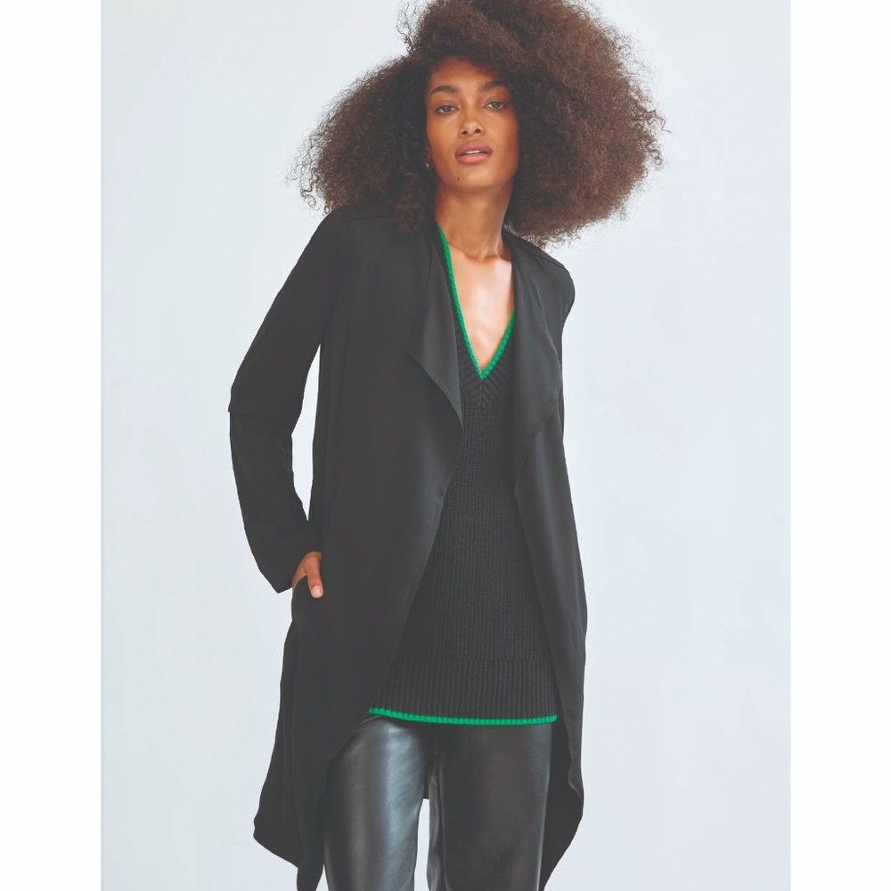 Babaton Flowy Trench Coat